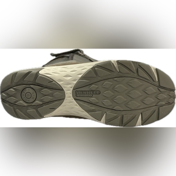 💋NWT MERRELL APPROACH SPORT TALL ZIP WATERPROOF FAUX FUR BOOTS Brindle 10 - Picture 5 of 10